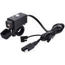 Waterproof Motorcycle USB Charger Adapter with SAE Quick Connector and Powe