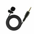Mini Clip On Lapel Microphone Hands Free Wired Condenser Mic For Phone Laptop ST
