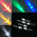 1000pcs 5mm Unidirectional Conductivity Mixed Color Circular LED Diode Kit