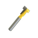 Steel Handle 3/8'' T-Slot Cutter 1/4'' Shank Milling Woodworking Router Bit
