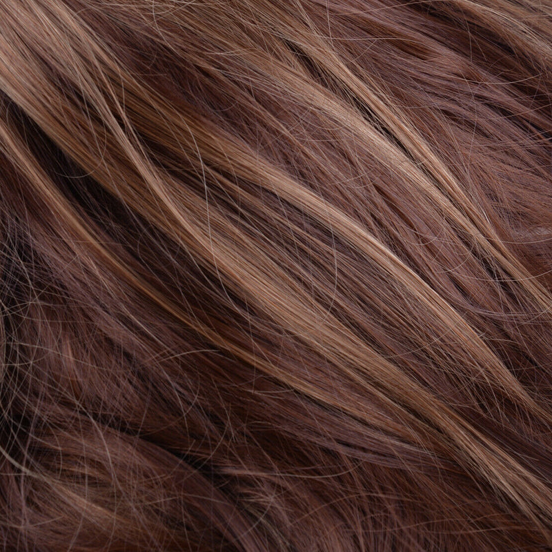 Daily 17" Natural Dark Brown Long Curly Hair Lady Fashion Lace Front Wig