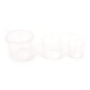 Small Plastic Glue Mixing Cup Bait Mix Measuring Cups Kit  for Carp Fishing BX