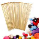 36pcs Smooth Tube Sweater Bamboo Sewing Tool Knitting Handmade Needle Craft Set