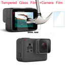 Tempered Glass Screen Protector Guard Film For GoPro Hero 5 Screen and Lens