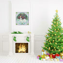 5D DIY Special Shaped Diamond Painting Christmas Rocking Horse Cross Stitch