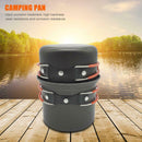 Outdoor Portable Camping Tableware Alumina Pot Sets Picnic for 1-2 Person