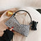 Retro Animal Print Messenger Bag Women Portable Shoulder Handbag (4 Dots)