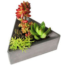 Triple-cornered Silicone Mold Concrete Mold Flower Pots Succulents Mold Hom