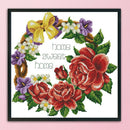 11CT Ornaments DIY Stamped Kit Cross Stitch Needlework (H817 Garland)