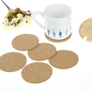 6pcs Cork Wood Drink Coaster Tea Coffee Cup Mat Pads Table Decor Tableware M&O