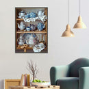 5D DIY Full Drill Diamond Painting Tea Set Cross Stitch Embroidery Mosaic