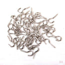 200x Mini Screw Eye, 6mm Diameter Eye Screws 50PCS Metal Eye Hook Eye Shape