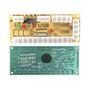 USB Arcade Encoder Zero Delay PC to Joystick 5Pin MAME Sanwa Push Button+Ca Q3X3