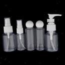 5 Pcs Empty Makeup Spray Bottle Lotion Shampoo Perfume Container Travel Kit