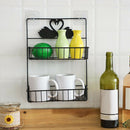 Hanging Storage Organiser Pockets Rack Behind the Door Cupboard Kitchen Bat