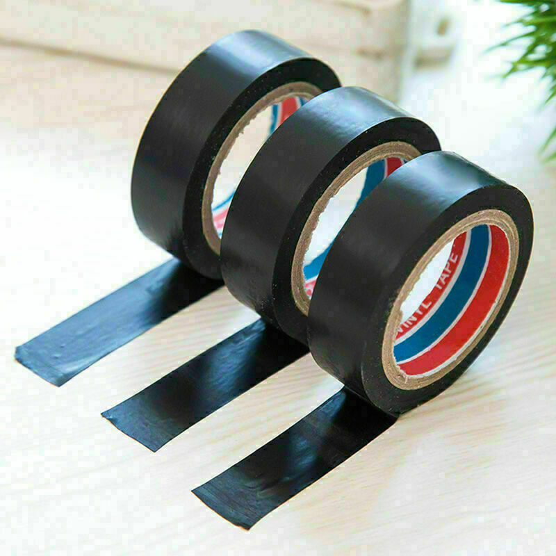 0.6cm*6m 1 Roll of PVC Electricians Electrical Insulation Band best BLACK M U9A2
