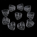 10 Heat Heat-Resistant Clear Plastic Tea Light Cup DIY Wedding Candle Craft