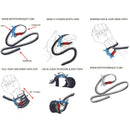 Military Regulation Fast Stop Poison Belt Single Handed Operati JR