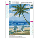Coconut Tree DIY Full Drill Diamond Painting Embroidery Kits Cross Stitch