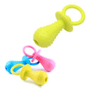 6Pcs Rubber Pacifier for Pet Toys Dog Cat Puppy Chew Toys with Bell Sound Inside
