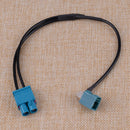 2 To 1 Double FAKRA Radio Antenna Conversion Adapter Fit For VW AUDI MERCEDES