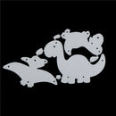 Three Dinosaur  Metal Embossing Cutting Dies Stencils Scrapbooking Photo JR