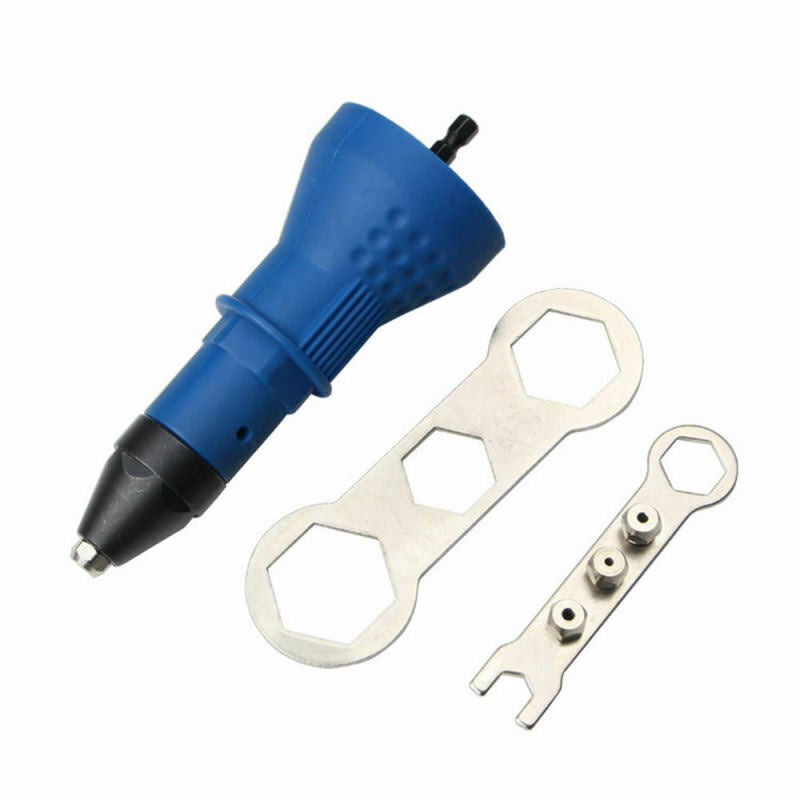Electric Rivet Nut Gun Cordless Riveting Tool Insert Nut/Drill Adaptor fgd BHN