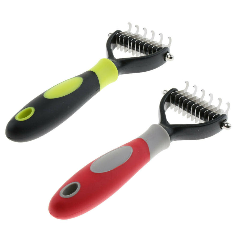 Dog Grooming Brush Undercoat Rake for Cat Dog Deshedding Tool Knot Remove for