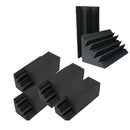 New 8 Pack of 4.6 in X 4.6 in X 9.5 in Black Soundproofing Insulation Bass