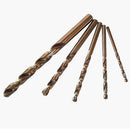 5PCS/Set 4/5/6/8/10mm Straight Shank M35 Cobalt High Speed Steel HSS Twist  X1L5