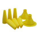 8pcs/set Sealant Tool For Caulking Glass Cement Glue Nozzle Interior Finishing