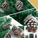 9X/set Christmas Pine Cone Baubles Santa Claus Xmas Tree Party Decor OrnamentES