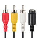 HDMI to Male AV CVBS Famale S-video Audio Video Converter Video Box for HDTV