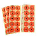 500pcs Shooting Paper Target Florescent Orange Adhesive Target Stickers 5cm