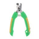 2PCS Pet Dog Cat Alloy Nail Clipper Trimmer for Small Animals Lock Green S