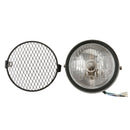 12V Black Universal Motorcycle 6.5''   Headlight High Low Beam with Cover