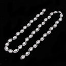 1 Yard Crystal Rhinestone Close Chain Trim for Bridal Wedding