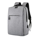 Anti-Theft Waterproof Laptop Backpack Personality Solid Color Usb Charging