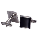 PopSilver Pair Men's Cufflinks Stainless Cuff Links Steel Wedding Gift LuxurioME