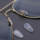 10*Silicone Air Chamber Nose Pads For Glasses Eyeglasses Sunglasses Screw Pus JR