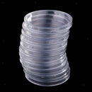 10pcs 90mm Plastic Clear Round Coin Case Capsule Storage Holder Containers