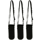 3Pcs Water Bottle Carrier Insulated Cover Bag Pouch Holder Shoulder Strap 1L