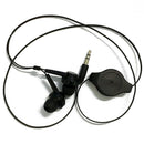 3.5mm Sport Headset Retractable Storage Super Bass Stereo In-Ear Earphone RQK