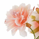 6pcs 4cm Artificial carnation flowers Stamen silk flower bouquet for weddin