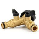 Washing Machine Faucet Nipple Y Valve Diverting Water Separator Garden Hose