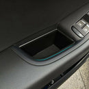 2Pcs Black Front Door Armrest Container Door Storage Box For-Audi Q5 2009-2 R3N4