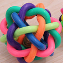 Woven ball, natural rubber, Dia. 10 cm, for dog