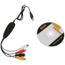 USB Video Capture Audio Grabber VHS TV Game Player To PC DVD Maker For Win10 Hot