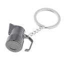 Metal Keychain Ring Coffee Accessories Frothing Jug Design Keyring Gifts