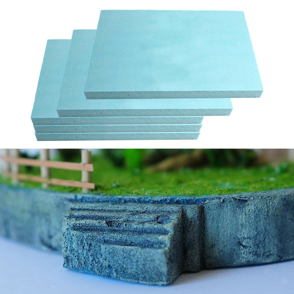15Pc Foam Slab Sheet 30x20x2cm DIY Material Rocks Mountains Landscape Kits